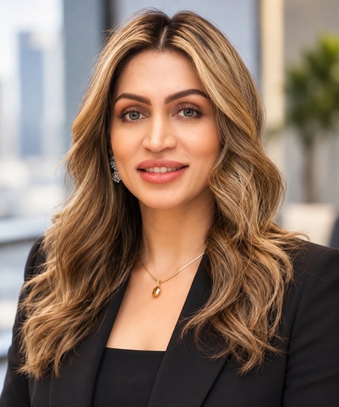 Professional portrait supplied for Manee Kamboj