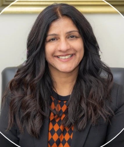 Professional portrait supplied for Savita Arora